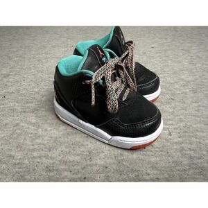 Nike Jordan Flight Origin 2 TD Black/Hot Lava Shoe 724384-017‎ Toddler Sz 4C